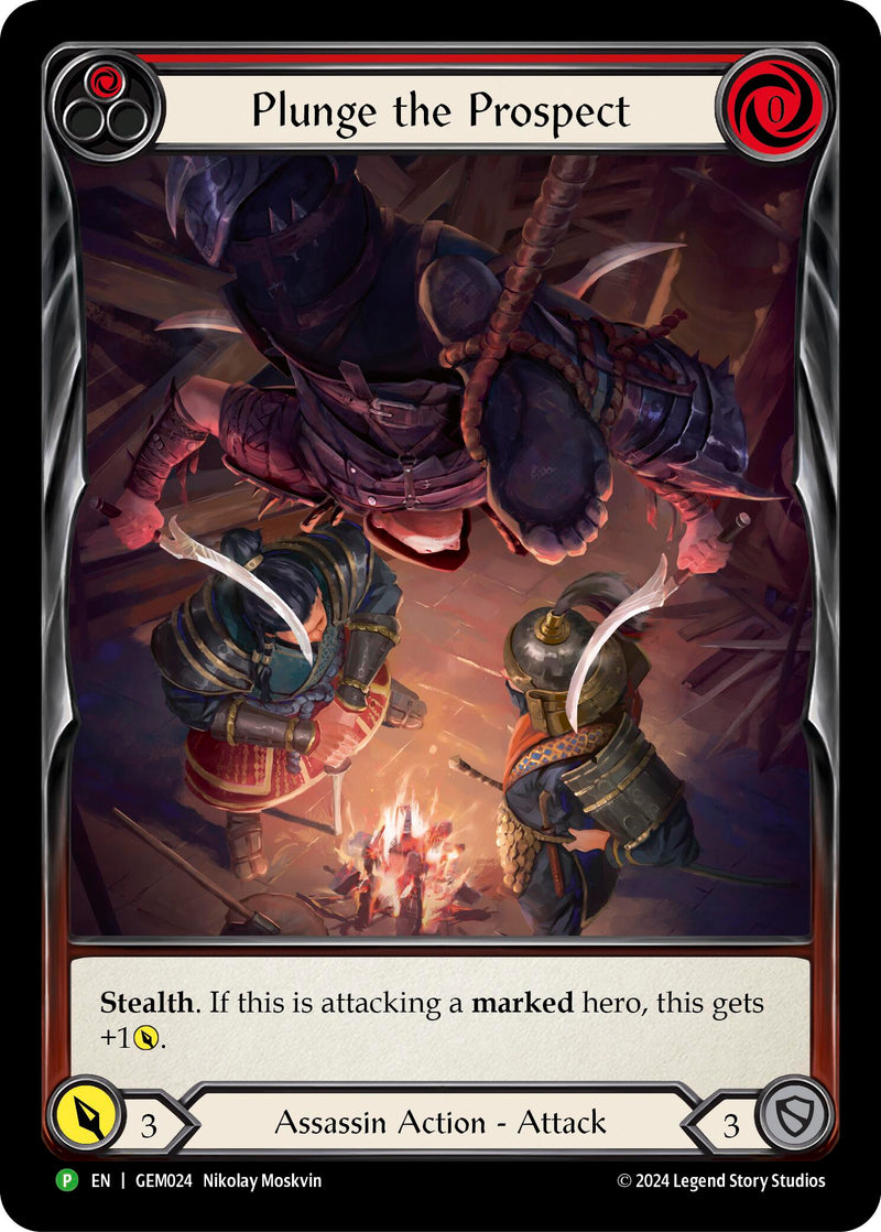 Plunge the Prospect (Red) [GEM024] (GEM Pack 1)