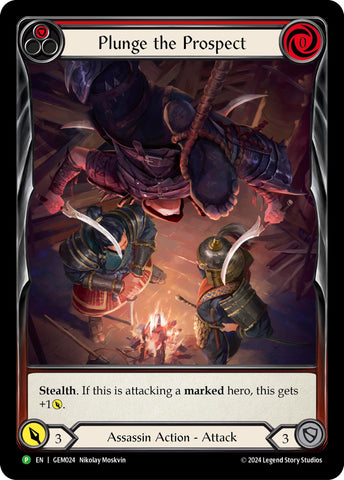 Plunge the Prospect (Red) [GEM024] (GEM Pack 1)