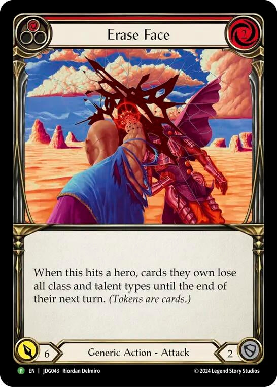 Erase Face [JDG043] (Promo)  Cold Foil