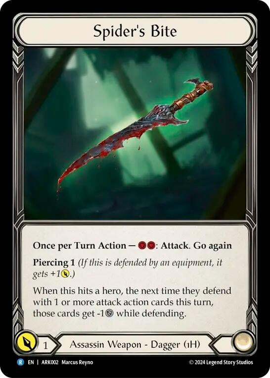 Image for Spider's Bite (ARK002) - Flesh and Blood TCG