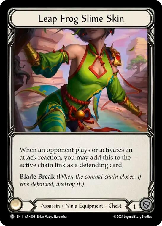 Image for Leap Frog Slime Skin (ARK004) - Flesh and Blood TCG