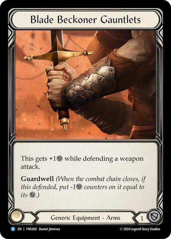 Image for Blade Beckoner Gauntlets (FNG005) - Flesh and Blood TCG