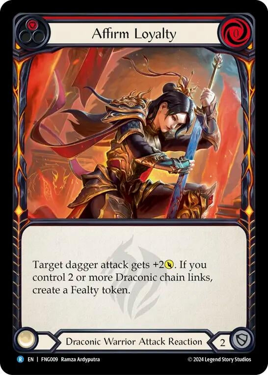 Image for Affirm Loyalty (Red) (FNG009) - Flesh and Blood TCG