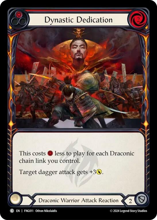 Image for Dynastic Dedication (Red) (FNG011) - Flesh and Blood TCG