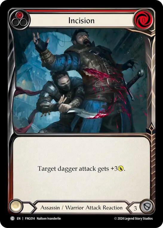 Image for Incision (Red) (FNG014) - Flesh and Blood TCG