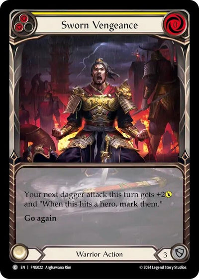 Sworn Vengeance (Yellow) (Extended Art) (FNG022)