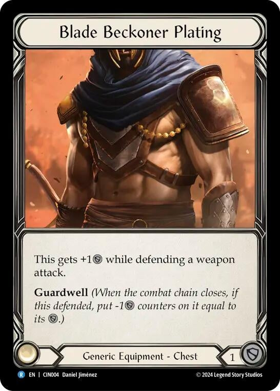 Image for Blade Beckoner Plating (CIN004) - Flesh and Blood TCG