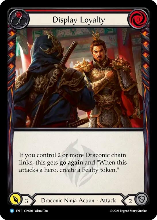 Image for Display Loyalty (Red) (CIN010) - Flesh and Blood TCG