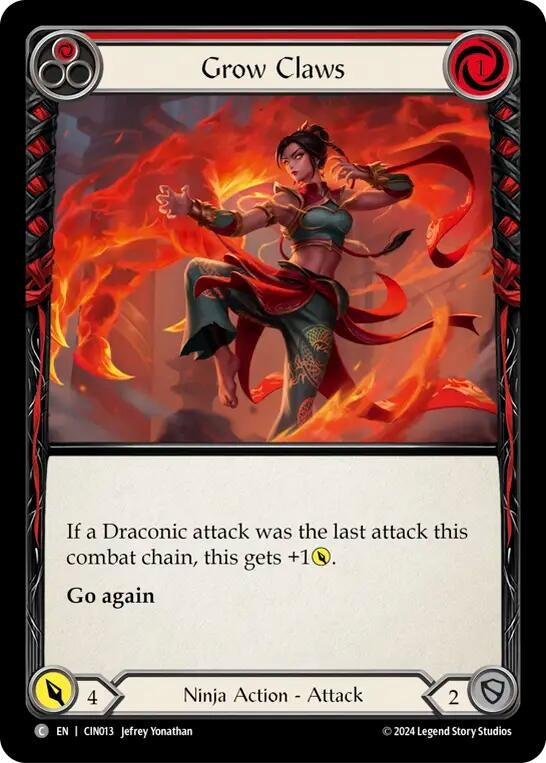 Image for Grow Claws (Red) (CIN013) - Flesh and Blood TCG