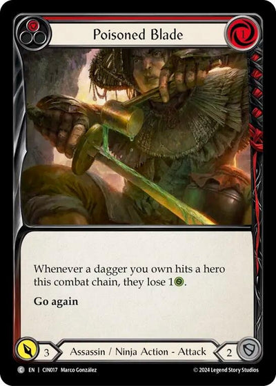 Poisoned Blade (Red) (CIN017)