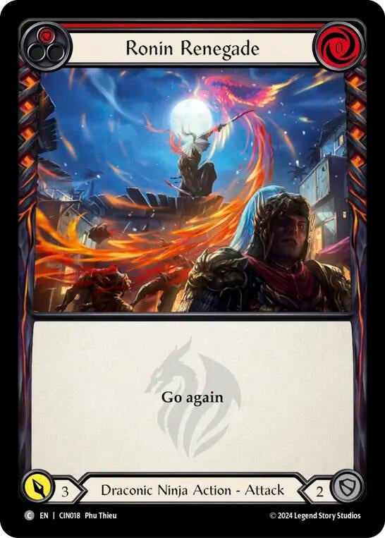 Image for Ronin Renegade (Red) (CIN018) - Flesh and Blood TCG