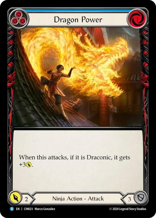 Image for Dragon Power (Blue) (CIN023) - Flesh and Blood TCG