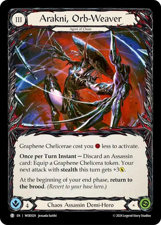 Image for Arakni, Orb-Weaver // Arakni, Redback (WOD029//WOD030) - Flesh and Blood TCG