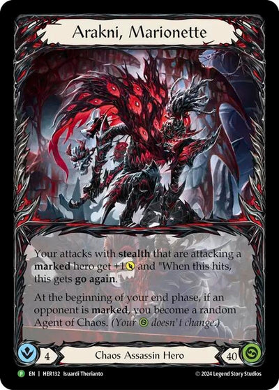 Arakni, Marionette [HER132] (Promo)  Rainbow Foil