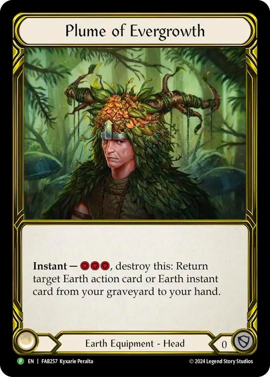 Plume of Evergrowth [FAB257] (Promo)  Cold Foil