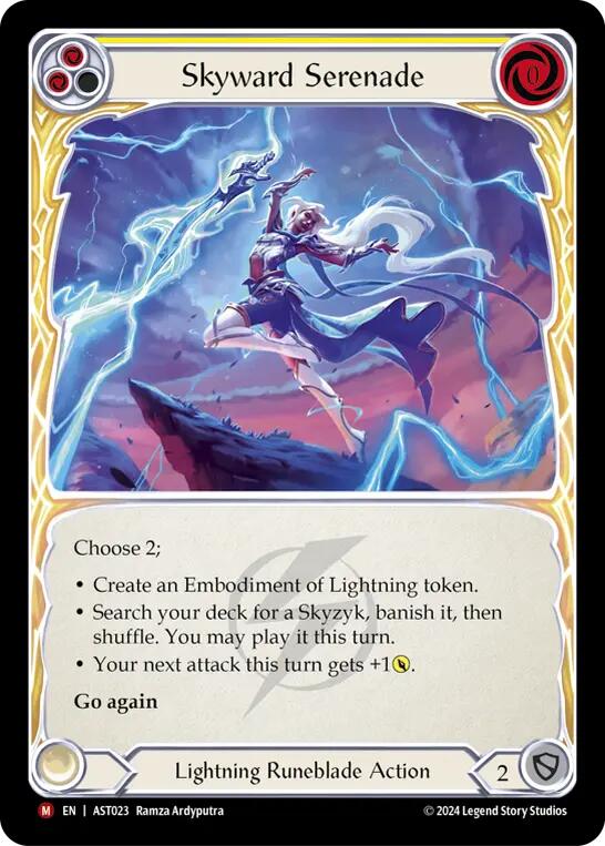 Skyward Serenade [AST023] (Armory Deck: Aurora)  Rainbow Foil