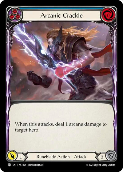 Arcanic Crackle (Blue) [AST024] (Armory Deck: Aurora)