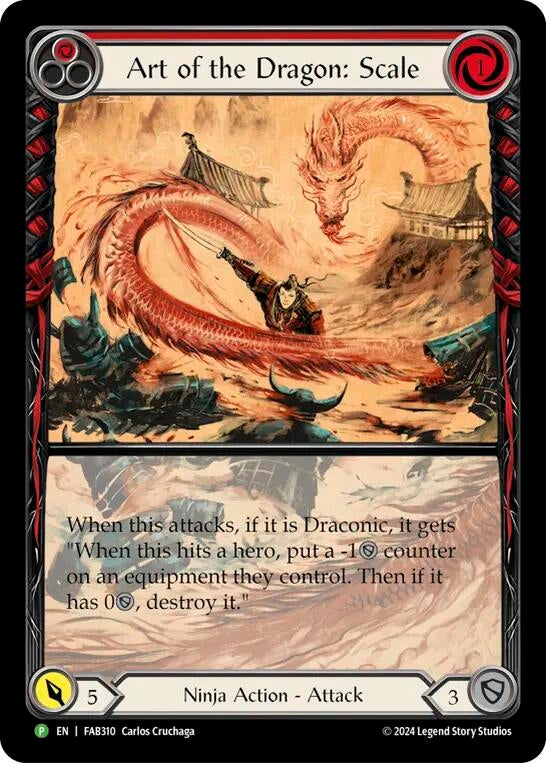 Art of the Dragon: Scale [FAB310] (Promo)  Rainbow Foil