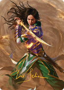 Descendant of Storms Art Card (2/54) (Gold-Stamped Signature) [Tarkir: Dragonstorm Art Series]