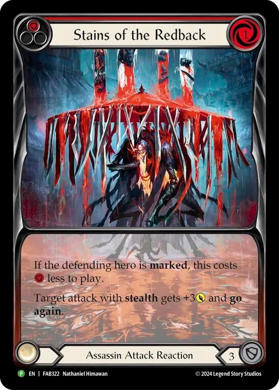 Stains of the Redback [FAB322] (Promo)  Rainbow Foil