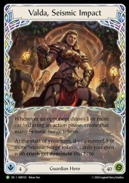 Valda, Seismic Impact [HER135] (Promo)  Rainbow Foil