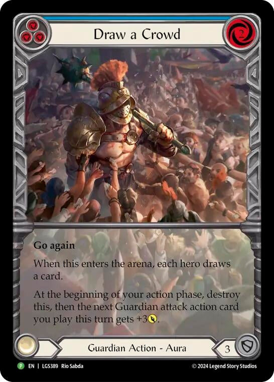 Draw a Crowd [LGS389] (Promo)  Rainbow Foil