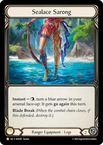 Sealace Sarong [SEA095] (High Seas)  Rainbow Foil