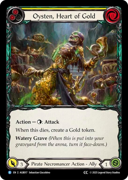 Oysten, Heart of Gold (CC Tag) [AGB017] (Armory Deck: Gravy Bones)