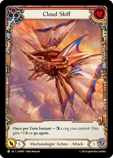 Cloud Skiff (Red) (GEM041)