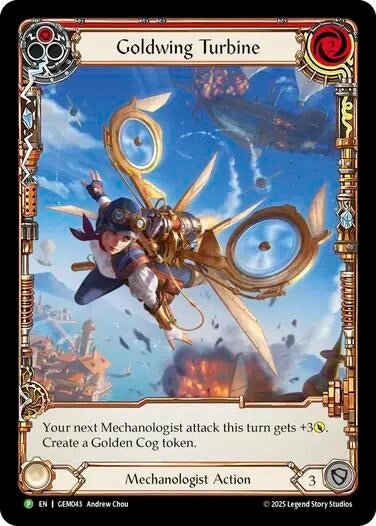 Image for Goldwing Turbine (Red) (GEM043) - Flesh and Blood TCG