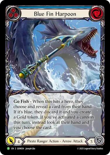 Blue Fin Harpoon (GEM054) (Rainbow Foil)