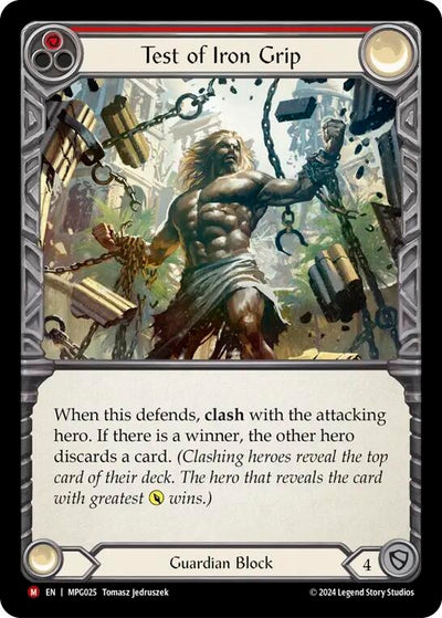 Test of Iron Grip (MPG025) (Rainbow Foil)