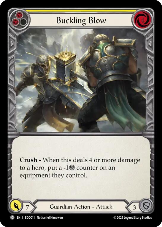 Buckling Blow (Yellow) [BDD011] (Bravo Demo Deck)