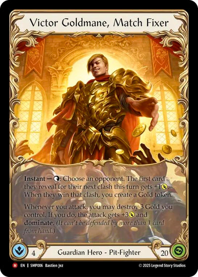 Victor Goldmane, Match Fixer [SMP006] (Smash Palace)