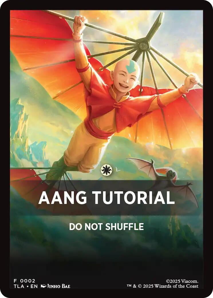 Aang Tutorial Theme Card [Avatar: The Last Airbender Tokens]