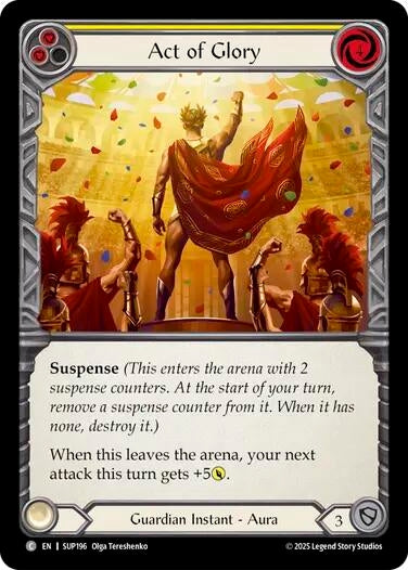 Act of Glory (Yellow) [SUP196] (Super Slam)