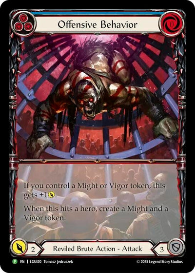 Offensive Behavior [LGS420] (Promo)  Cold Foil