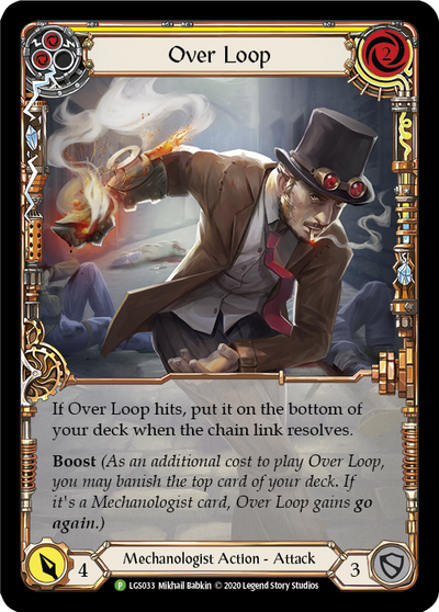 Over Loop (Yellow) [LGS033] (Promo) Rainbow Foil