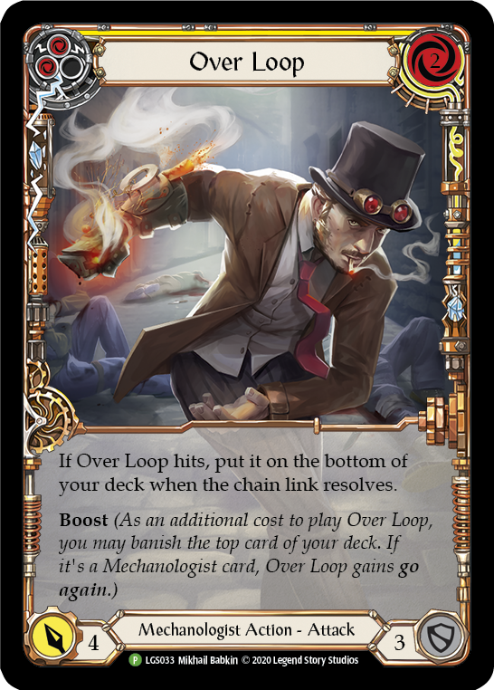 Over Loop (Yellow) [LGS033] (Promo) Rainbow Foil
