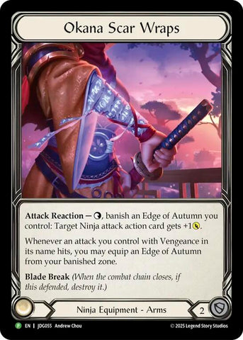 Okana Scar Wraps [JDG055] (Promo)  Cold Foil
