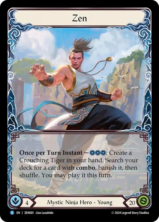 Image for Zen (ENG001) (Rainbow Foil) - Flesh and Blood TCG