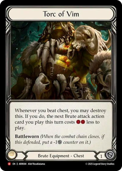 Torc of Vim [ARR004] (Armory Deck: Rhinar)  Rainbow Foil
