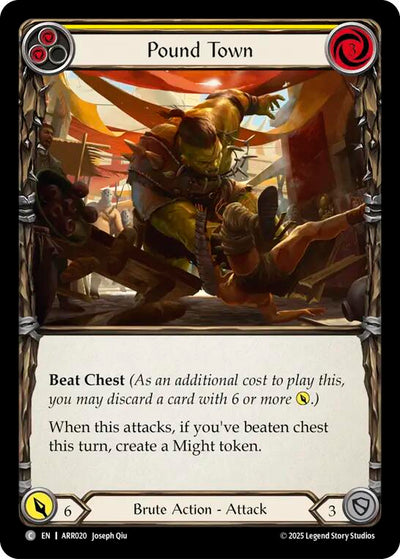 Pound Town (Yellow) [ARR020] (Armory Deck: Rhinar)