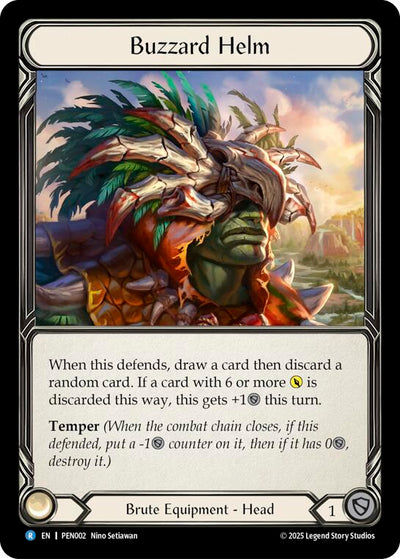 Buzzard Helm [PEN002] (Compendium of Rathe)  Cold Foil