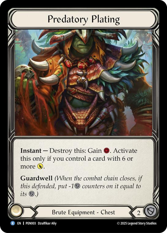 Predatory Plating [PEN003] (Compendium of Rathe)  Cold Foil