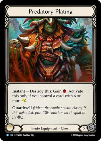 Predatory Plating [PEN003] (Compendium of Rathe)  Cold Foil