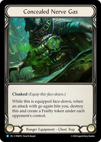 Concealed Nerve Gas [PEN079] (Compendium of Rathe)  Cold Foil