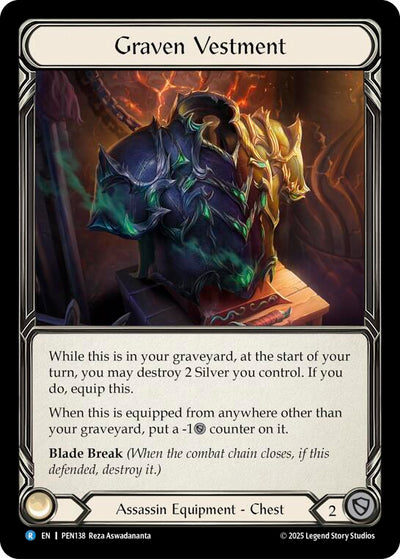 Graven Vestment [PEN138] (Compendium of Rathe)  Cold Foil