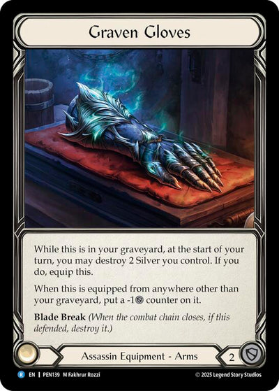 Graven Gloves [PEN139] (Compendium of Rathe)  Cold Foil