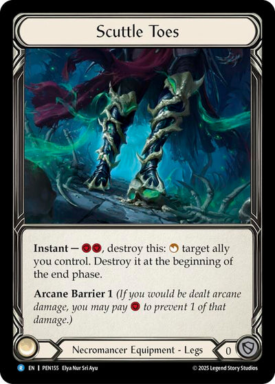 Scuttle Toes [PEN155] (Compendium of Rathe)  Cold Foil